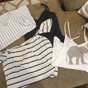 Size small trendy tops